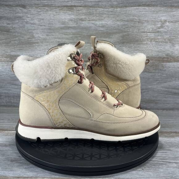 Cole Haan Women’s ZeroGrand Omni Hiker Boot Tan Winter Boots Size 9 - Picture 9 of 10